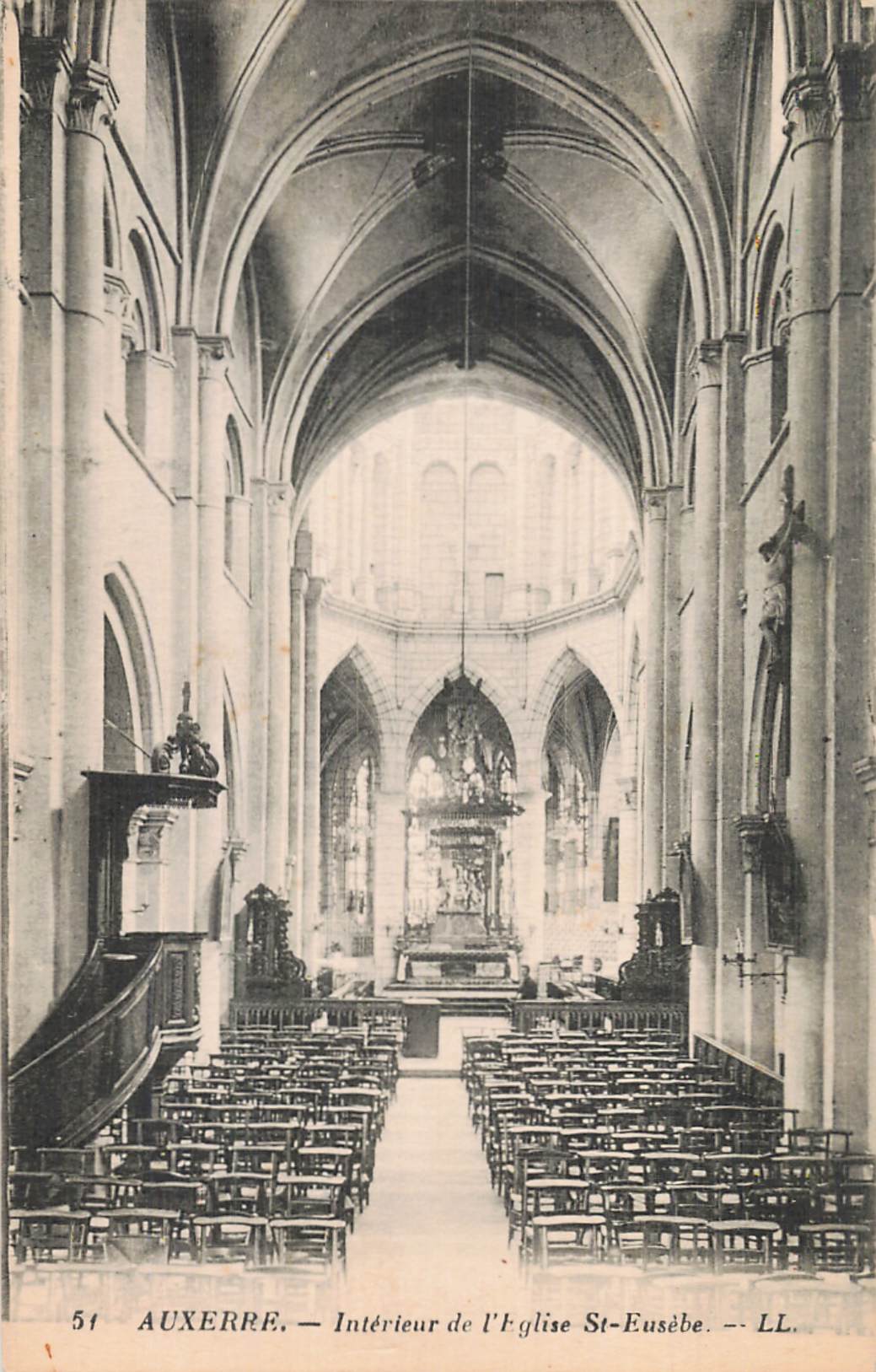 89 AUXERRE CHURCH SAINT EUSEBE eBay